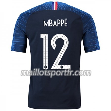 Maillot de Foot France Mbappe 12 Domicile Coupe du monde 2018 Maillot de Foot France Mbappe 12 Domicile Coupe du monde 2018